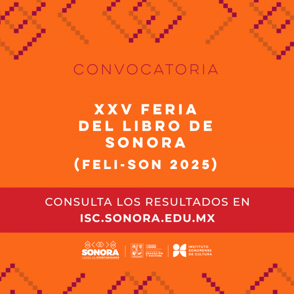 Resultados de la convocatoria de la Feria del Libro Sonora 2025